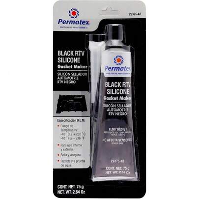 Silicona Sellador Tubo 75 g Negro Automotriz Metal Vidrio Ventana Sellado Impermeable Reparacion Hogar Taller