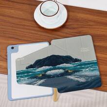 Y型折叠支架，高清UV印刷，360°旋转iPad保护壳，适用于iPad 11（2025款）、iPad Air 11/13（2025款M3）、iPad Air（M2）（11/13英寸）、iPad Air 4/5/6（10.9英寸）、iPad Pro（11英寸）、iPad Pro（12.9英寸）、iPad（10.2英寸）、iPad（第九代/第十代）、iPad 10.9/Air 5/Air 4（10.9英寸）、iPad Pro（2018款11英寸）、iPad Pro（20/21/22款11英寸）等。 - 彩色 - 查看 3