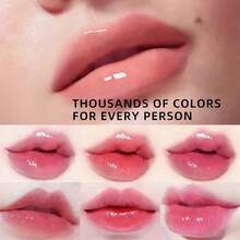 水润光泽唇彩套装，保湿镜面细腻闪亮唇部护理油防晕染持久液体唇膏 - 混合口味 - 查看 9
