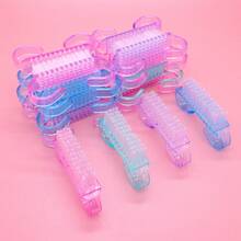 10 piezas/50 piezas Cepillo pequeño de limpieza de uñas, Cepillo de limpieza de polvo de uñas, Cepillo de cutículas - Multicolor - Ver 8