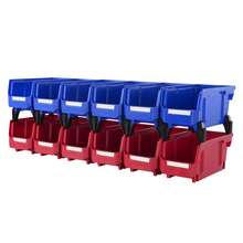 File Storage Boxes - 12 Stück Blau/Rot - View 8