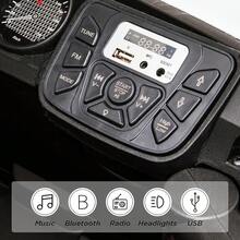 Juguete eléctrico de 12 V para niños con Control Remoto, suspensión de Resorte, Luces LED, música, para niños y niñas, Color Negro - Tipo de Enchufe B USA (110-127V) - Ver 4
