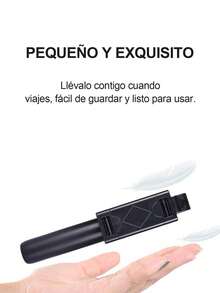 Portable Selfie Stick, Wireless Remote Control, Retractable Selfie Stick With Stable Tripod Base, With Rotatable Handle And Retractable Distance, Universal Mobile Phone Holder, Bluetooth Camera Remote Control, Multi-Function Suitable For Handheld Selfies, Outdoor Activities And Interviews - Black - View 5