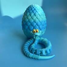 New 3D Printed Snake - Articulated - Animal Model - Gift Prop - Snake - Kids - Interesting Gift - Birthday Gift - Gift - Multicolor - View 13