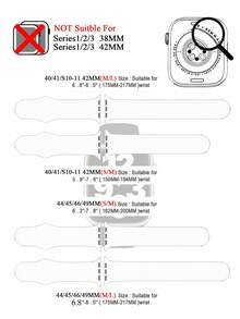 2件套运动手表表带和表壳套装，兼容表带40mm、44mm、46mm、42mm、41mm、45mm、49mm，男女通用，硅胶防水表带带表壳，兼容 Series SE、Ultra、2、3、1、11、10、9、8、7、6、5、4 - 黑/金色 - 查看 6