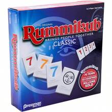 Pressman  - The Original Rummy Tile Game Exciting Family Game Of Strategy And Luck Promotes STEM Skills For Teens Adults 2-4 Players Ages 8+Easy To Get Started And Highly Interactive - 如圖所示 - 查看 4