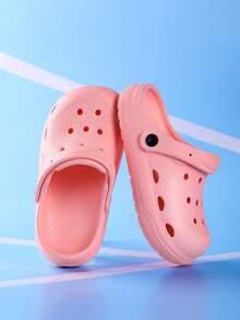 Sandalias casuales ligeras y cómodas de EVA a prueba de golpes para niños, para uso en exteriores y playa, para verano - Rosa - Ver 3