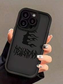 HellstarS Fashion Logo Case For IPhone 16, 15, 14, 13, 12, 11 Pro Max, X, XR, XS Max, 8, 7 Plus Drop Resistant Scrub Back CoverFOR-YOUR-BELOVED-PHONE Christmas Gifts Christmas Gifts - Kiểu 3 (1 cái) - Xem 5