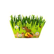 Easter Green Non-Woven Storage Basket - Egg Holder Container For Easter Party, Home Decor  Kids' Easter Egg Hunt - 彩色 - 查看 4