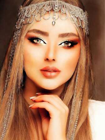 Glänsande huvudbonad för kvinnor, perfekt present till brudar, vintage festhuvudbonad, brudsmycken