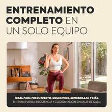 OP-Sitting Is The New Smoking Kit Pesa Rusa Ajustable - Pesas Para Ejercicio En Casa Y Gym Entrenamiento Completo Mancuernas Agarre Cómodo Kettlebell Pesos de 3.6-18 Kg Para Hombres Y Mujeres - Rojo - Ver 5
