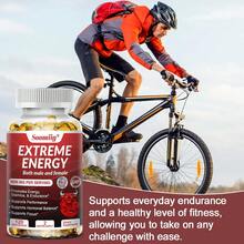 Energy Supplement - Contains Red Ginseng, Maca, And Saw Palmetto Extracts - Balances Body Energy, Suitable For Both Men And Women - 120 Softgels - 1瓶 - 查看 4