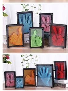 3D Magic Pin Art - Handprint Sculpture & Stress Relief Toy | Creative Fidget Sensory Toy For People | Perfect Christmas, Birthday Party Favor &Tk Viral Gift - Màu xanh lam - Xem 6