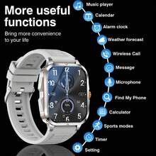 Smart Watch With LED Light, Wireless Call/Dial, Multiple Sports Modes, Call & Message Alerts, Customizable Wallpaper, Compatible With IOS/Android - Multicolor - View 6