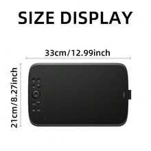 Tableta digital UGEE M908, tableta de dibujo para computadora, conectada a teléfono móvil, pizarra de pintura, pizarra de escritura para clases en línea, tableta de dibujo PS - Negro - Ver 10