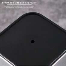 1pc Multi-Function Knife Holder, Freestanding Kitchen Knife Rack - Silver - View 7