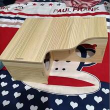 1pc Wooden Multi-Room Hamster Maze & Hideout - Provides Interesting Activity And Cozy Nesting For Your Pet - Multicolor - View 8