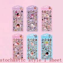 1 Set/1 Sheet Japanese Cartoon Anime Character Cartoon Fart Peach Pinch Sticker Creative 3D Relief Hand Account Decoration Sticker Decompression Reward Sticker, Cute And Beautiful, A Gift For Friends, Creating A Sense Of Surprise, Good-Looking And Affordable, New Year's Gift, Valentine's Day Gift, Easter Gift(Stochastic Style)