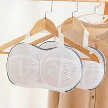 High-Quality Bra Washing Bag - Zippered Mesh Protector For Delicate Items And Sportswear | Design That Resists Deformation For Gentle Machine Washing 3-In-1 Delicate Laundry Bag: Airy Mesh + Snag-Free Zipper, Essential For Swimwear And - Blue/1pcs - View 5