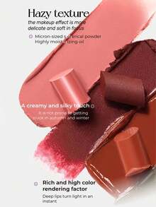 GIRLCULT Jianghu Series Romantic Lipstick, Velvety Matte Texture, High Color Payoff, Creamy Smooth Formula, Comfortable & Long-Lasting, Creates Eye-Catching Lip Makeup, Chinese Style Makeup - S10 Muse - Xem 6