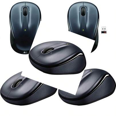 M325 ra RF inalámbrico Óptico 1000 DPI  Gris - Ratón Ambidextro Óptico RF inalámbrico 1000 DPI  Gris-0002