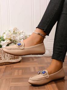 2025 Damen Mokassin Flache Schuhe, Slip-On Loafer, Lässig Schuhe, Mayioan Quaste, vielseitige weiche Sohle Penny Schuhe, elegant & modisch, geräumig & leicht, ermüdungsresistente Loafer - Kamelfarben - Übersicht 5