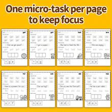 Kids Phonics Blends & Digraphs Reading Game Toy, Micro-Task Activity Sheets With Find & Color, Picture Sort, Write-The-Word, Word-To-Picture Match And Word Search, Builds Decoding And Focus For Home/Class/Travel - Phonics Blends & Digraphs Activity Workbook - View 5