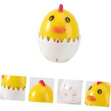 ULTECHNOVO 3 Piezas Temporizador de cáscara de Huevo mecánico Polluelo condujo Egg Timer Temporizador de Cuenta temporizadores de Cocina recordatorio de Cocina Metal Interior - 3 - Ver 8