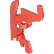 Wall Control 10-HS-001 R Pegboard Standard Slotted Hook Pack Slotted Metal Pegboard Hooks for Pegboard and Slotted Tool Board - Rojo - Ver 1
