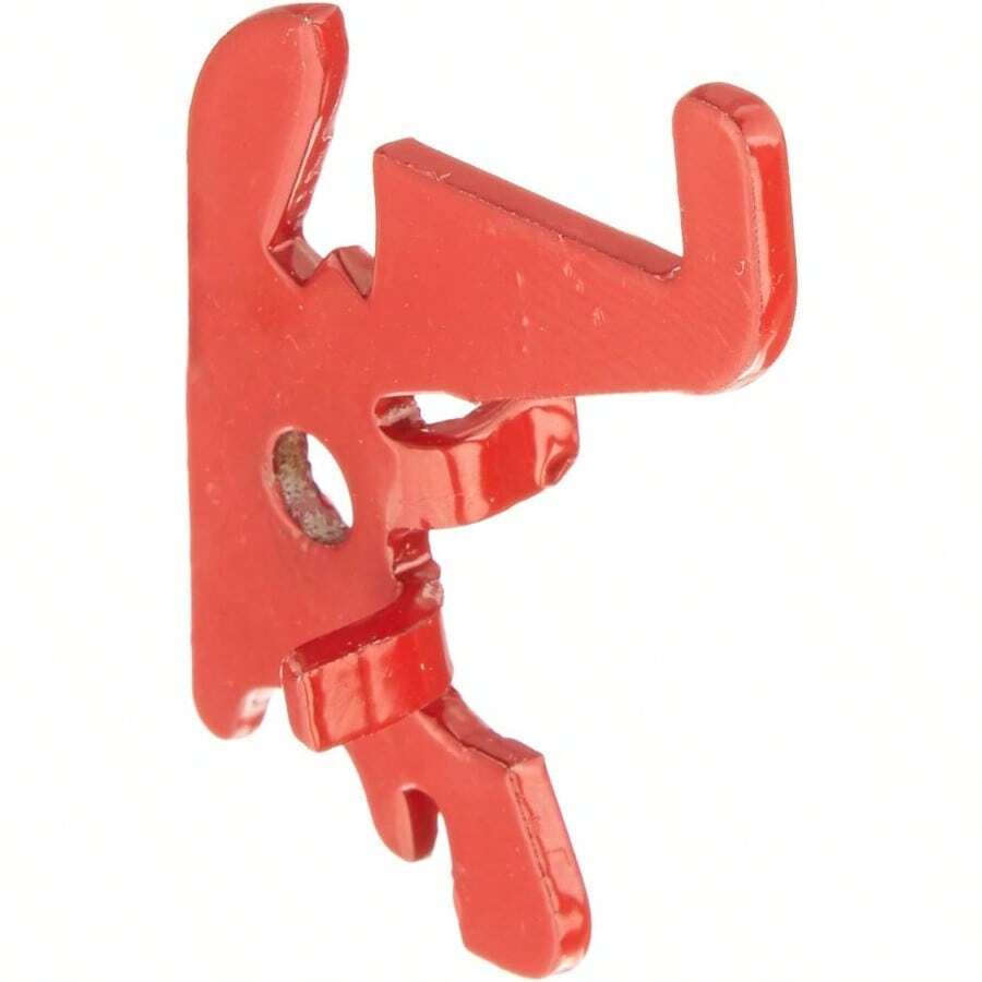 Wall Control 10-HS-001 R Pegboard Standard Slotted Hook Pack Slotted Metal Pegboard Hooks for Pegboard and Slotted Tool Board - Rojo - Ver 1
