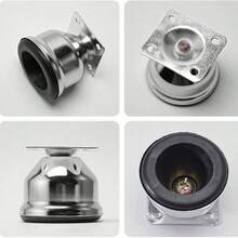 4pcs Polished Metal Mini Round Ball Furniture Legs - Perfect For Cabinets, Sofas & DIY Projects - Multicolor - View 4