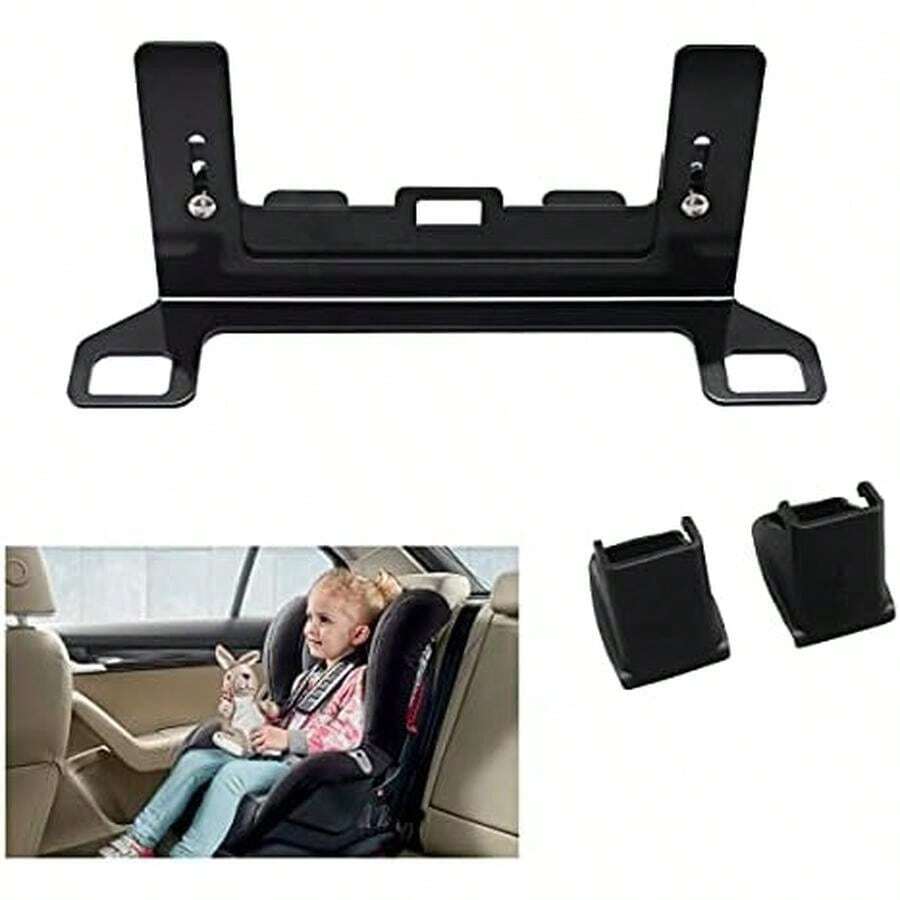 Chelhead - Soporte de interfaz universal para asiento de coche, ISOFIX, kit de montaje de anclaje de sujeción para asiento infantil, conector de cinturón ISOFIX para silla de  de bebé