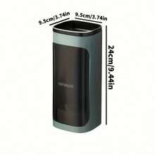 1pc Wall-Mounted Cup Holder, Automatic Paper Cup Dispenser Wall-Mounted Paper Cup Rack, Suitable For Water Dispenser, No Drilling Required To Store Disposable Cups, Home Supplies - Multicolor - View 8