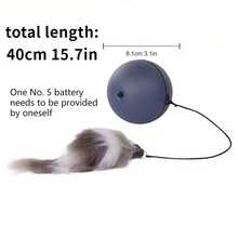 1pc Automatic Electric Cat/Dog Interactive Ball Toy, Self-Rolling Toy For Cats And Dogs
