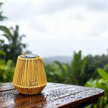 Solar Lantern, Solar Light, Warm Light Outdoor Hanging Solar Woven Lamp, Suitable For Garden, Patio, Porch, Trees, Lawn, Pathway