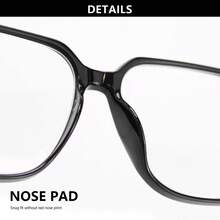 1pc Women's Oversized Reading Glasses, Minimalist Design Classic Colors, Paired With Metal Temples, Sophisticated Design Elevates Premium Feel Reading Glasses, High-Quality PC Material, Comfortable Wear Non-Deformable, Suitable For Office And Daily Reading - Màu nâu - Xem 9