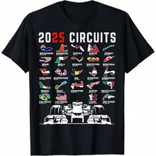 2025 Racing T-Shirt - Black - View 1