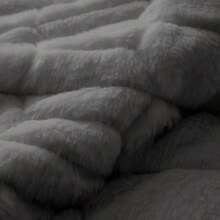 Comforter Set 3 Piece, Plush Fluffy Bedding, Geometric Pattern, Lightweight Bedspread Blanket All Season, Faux Comforter - 紮染灰 - 查看 11