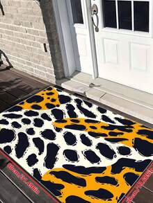 1pc Modern Abstract Leopard Print Carpet, Indoor Outdoor Rug Mat With Non-Slip Backing, Patio Camping Rug Mat For Living Room Bedroom Home Decor, Decorative Carpet - Multicolor - View 15