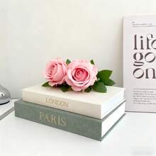 2pcs/Set Linen Decorative Book Boxes, Elegant Decor For Coffee Table, Bookshelf Or Fireplace - Modern Home Decor, Suitable For Photo Storage And As Keepsake Boxes - Green - View 7