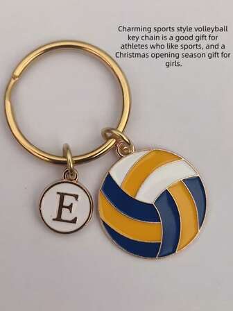 Personalized Volleyball Keychain - The Perfect Christmas And Thanksgiving Gift For Volleyball Players