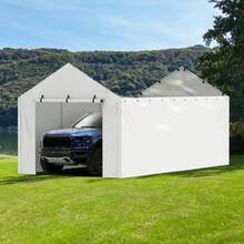 10x20ft Weiße Seitenplane