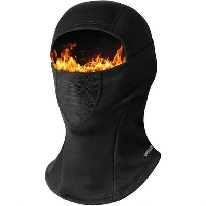 Máscara de esquí para hombres y mujeres máscara facial para deportes de invierno al aire libre cubierta facial para equipo de clima frío extremo