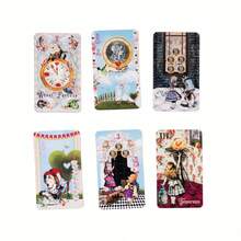 限量版《爱丽丝梦游塔罗乐园》塔罗牌，占卜，算命，预测未来卡牌 - 彩色 - 查看 5