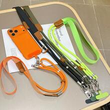 1pc Outdoor Mountain Style Adjustable Double Buckle Phone Lanyard, Multifunctional Shoulder Strap, Anti-Theft Camera Strap - Multicolor - View 5