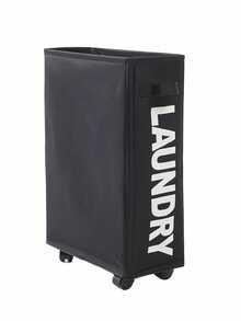 大/小号可折叠洗衣篮，带轮大号洗衣篮，适用于洗衣房、卧室、客厅装饰，也可用于万圣节、秋季、圣诞节装饰。