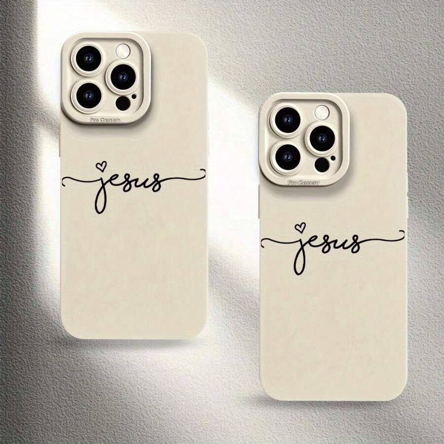 Funda de Teléfono con Impresión UV de Patrón de Líneas, Protección Completa de 360 Grados para iPhone 11 12 13 14 15 16 17 Pro Max XR X/ XS - Blanco - Ver 1