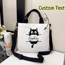 Women's Crossbody Bag, Retro Fashion Unisex Handbag, Large Capacity Japanese Style Shoulder Bag, Suitable For Work, School, Vacation, Travel And Commuting. It Can Also Be Used As A Crossbody Bag Or Youth Backpack, An Essential Canvas Tote Bag For Back To School. - Multicolor - View 1