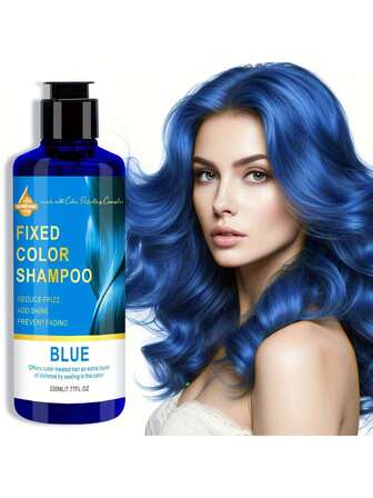 SUMIFANG 230ml Champú hidratante que fija el color, diseñado para cabello tratado con color | Champú brillante | Champú hidratante | Cabello suave y brillante, efecto equilibrante para reducir el frizz y realzar el brillo, deja el cabello suave y saludable después del lavado, previene el daño por la coloración del cabello