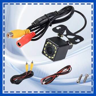 Wide Angle HD Car Rearview Camera Rear View Video For Vehicle Backup Reverse 12 LED Night Vision Parking